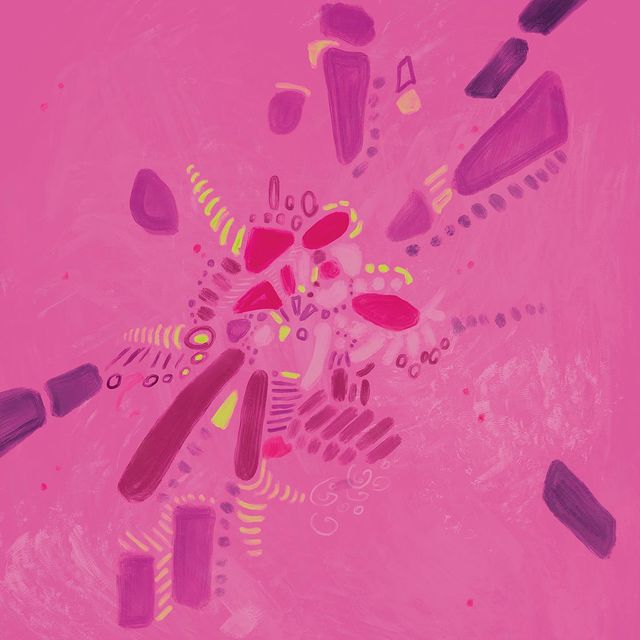 pink digital painting