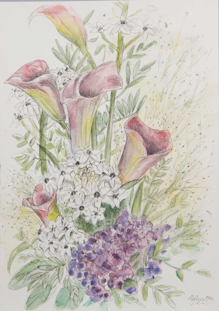 colored ink drawing, 2019, Melissa Klingelhöfer